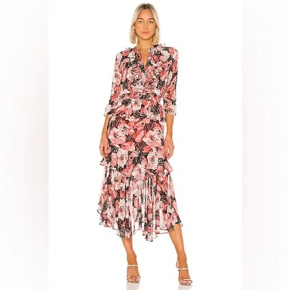 Misa Los Angeles Alanis Chiffon Dress size medium - Picture 1 of 4